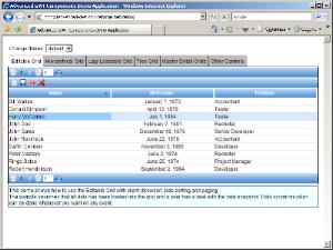 Advanced GWT Components - Editable Grid