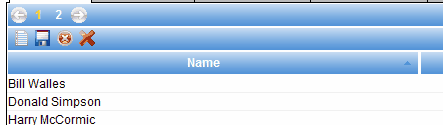 Paging, sorting and rows management abilities are the key features of the grid