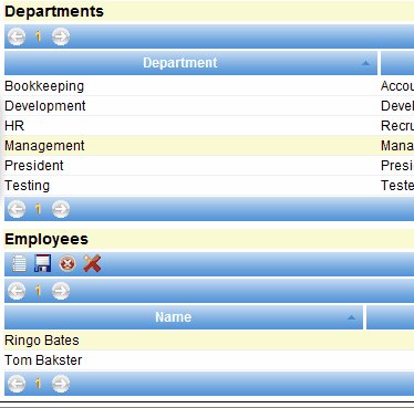 Master-Detail Panel automatically handles events of the master grid